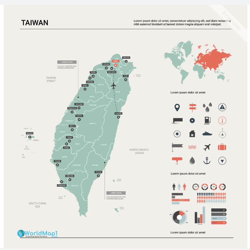 Taiwan Info Map